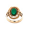 vintage Gold vintage ring with agate 14 kt
