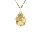 vintage Golden vintage coin pendant 14 kt