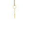 vintage Gouden vintage munt hanger 14 krt