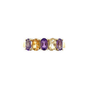Josephine ring 14 kt - Pansy