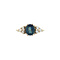 vintage Audrey ring 14 kt - Sapphire