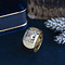 vintage Gold vintage ring with sapphire and diamond 18 kt