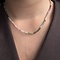 vintage Vintage toermalijn collier met zilveren sluiting 925