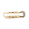 vintage Gouden vintage ring met saffier en diamant 14 krt