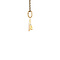 vintage Gold vintage mask pendant 18 kt