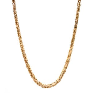 Gold king's necklace 14 kt