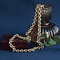 vintage Bicolour gouden vintage jasseron collier 14 krt