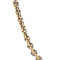 vintage Bicolour gouden vintage jasseron collier 14 krt