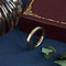 vintage Gouden vintage hamerslag ring 18 krt