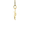 vintage Golden vintage sunflower pendant 14 kt