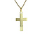 vintage Gold vintage cross pendant with mother-of-pearl 14 kt
