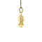 vintage Gouden vintage eikel hanger 14 krt