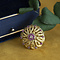 vintage Gouden vintage entourage ring met robijn en diamant 18 krt
