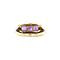 vintage Vintage trigolie ring with amethyst 8 kt