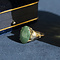 vintage Gold vintage ring with jade 14 kt