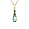 vintage Gold vintage pendant with sapphire 14 kt