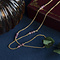 vintage Gouden vintage gourmet collier met rozenkwarts 14 krt