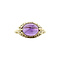 vintage Gouden vintage ring met amethist 14 krt