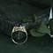 vintage Gouden vintage ring met amethist 14 krt