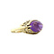 vintage Gouden vintage ring met amethist 14 krt