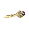 vintage Gouden vintage ring met amethist 14 krt