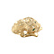 vintage Gouden vintage panter ring met smaragd14 krt