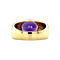 vintage Gold vintage ring with amethyst 18 kt