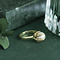 vintage Gouden vintage klauw ring met parel 18 krt