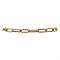 vintage Gouden vintage paperclip armband 14 krt