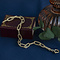 vintage Gouden vintage paperclip armband 14 krt