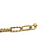 vintage Gouden vintage paperclip armband 14 krt