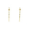 vintage Golden vintage fantasy earrings 14 kt