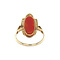 vintage Gouden vintage ring met camee 14 kt