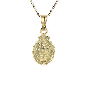 Gouden maritiem hanger 14 kt