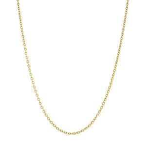 Gouden anker collier 14 krt