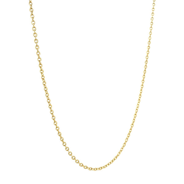 vintage Golden vintage anchor necklace 14 kt