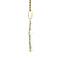 vintage Gold vintage cross pendant with pearl 14 kt