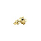 vintage Gouden vintage oorstekers met parel 14 krt