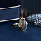 vintage Gouden vintage ring met mosagaat 14 krt