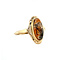vintage Gold vintage ring with moss agate 14 kt