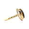 vintage Gold vintage ring with moss agate 14 kt