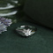 vintage Witgouden vintage ring met diamant 14 krt