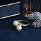 vintage Gold vintage hammered ring with pearl 14 kt