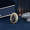vintage Gold vintage ring with garnet 14 kt