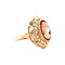 vintage Gold vintage ring with cameo 14 kt