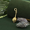vintage Gold vintage mandolin pendant 14 kt