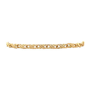 Golden fantasy bracelet 18 kt