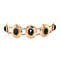 vintage Gold vintage booties bracelet with garnet 14 kt