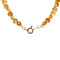 vintage Vintage citrien collier met gouden sluiting 14 kt