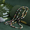 vintage Vintage toermalijn collier met gouden sluiting 18 kt